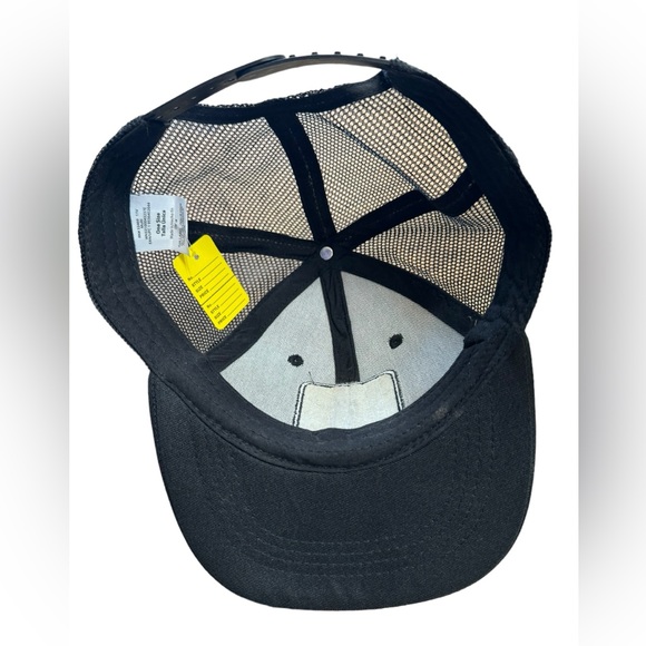 Red & Black Flannel W/Black Mesh Back Trucker Hat - Picture 5 of 6